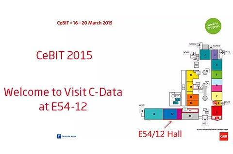 Bienvenido a visitar C-Data en CeBIT 2015