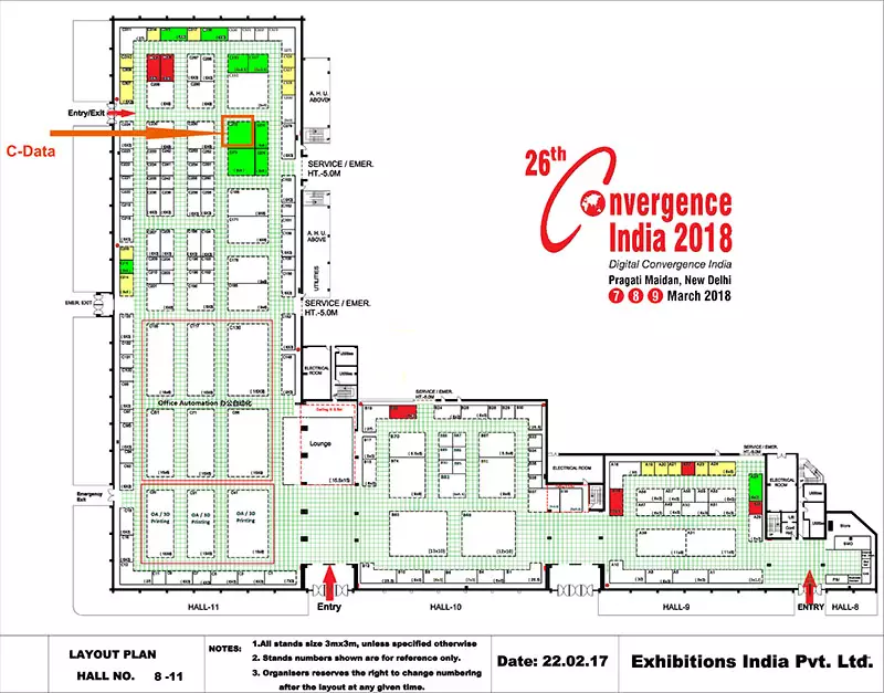 welcome to visit c data at convergence india 2018