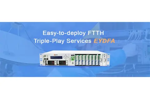 Servicios de triple play FTTH fácil de implementar EYDFA