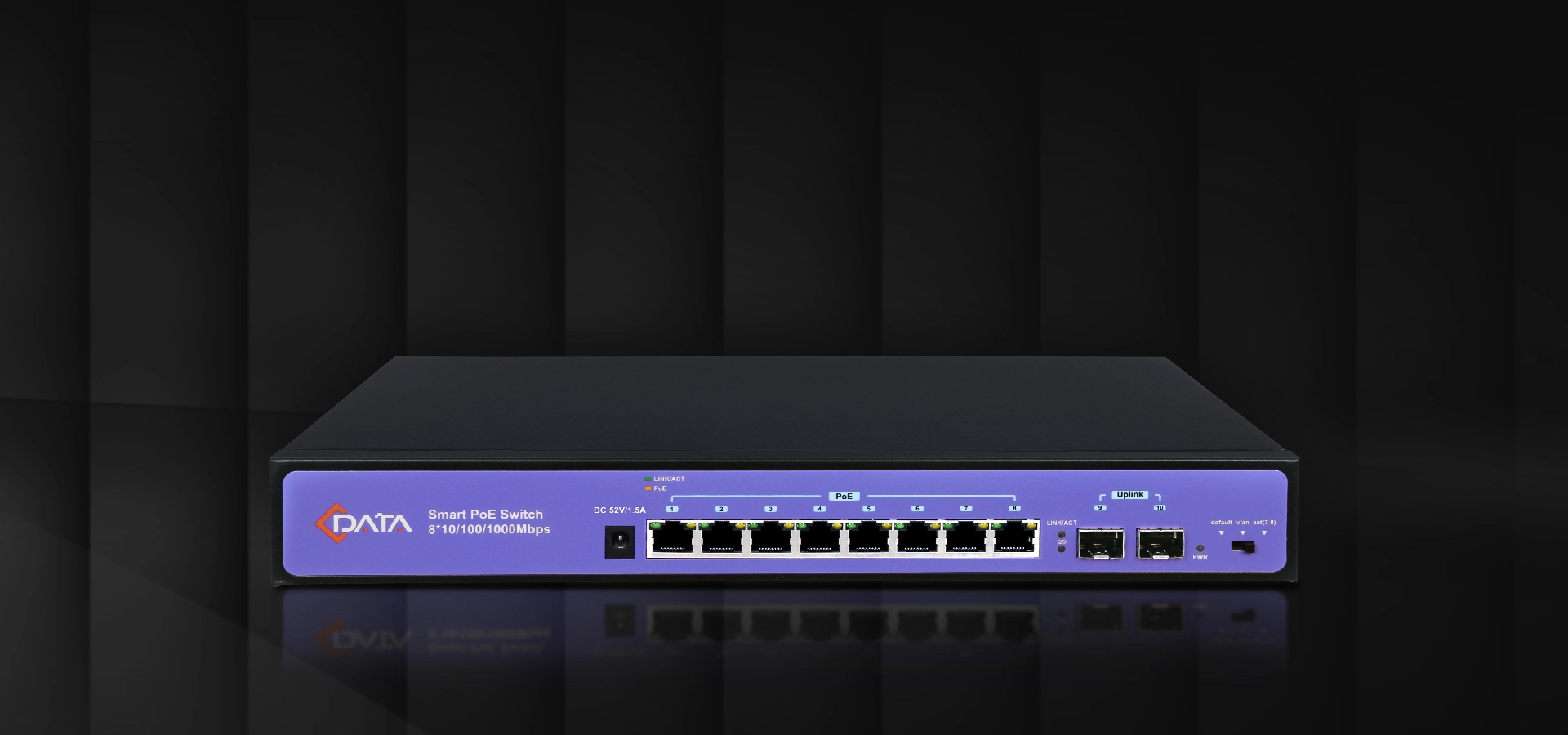 Gigabit completo de ocho puertos, nueva y exquisita experiencia