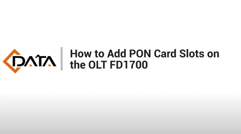 Cómo agregar ranuras para tarjetas PON en el tutorial web OLT FD1700 | C-Data OLT