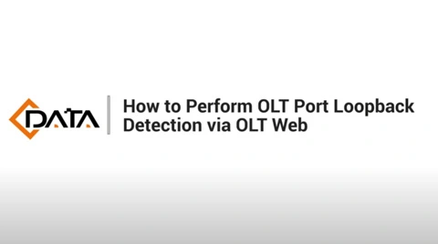 Realizar Detección de loopback de Puerto OLT | Tutorial web C-Data OLT
