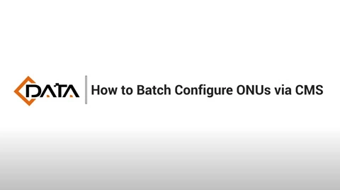 WAN, Wi-Fi, VoIP: Configuración por lotes de ONU como Pro | Serie Tutorial C-Data CMS