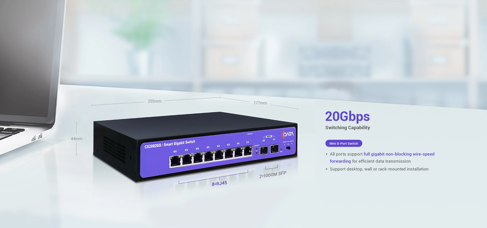 Rendimiento de nivel empresarial, alta velocidad y transmisión estable