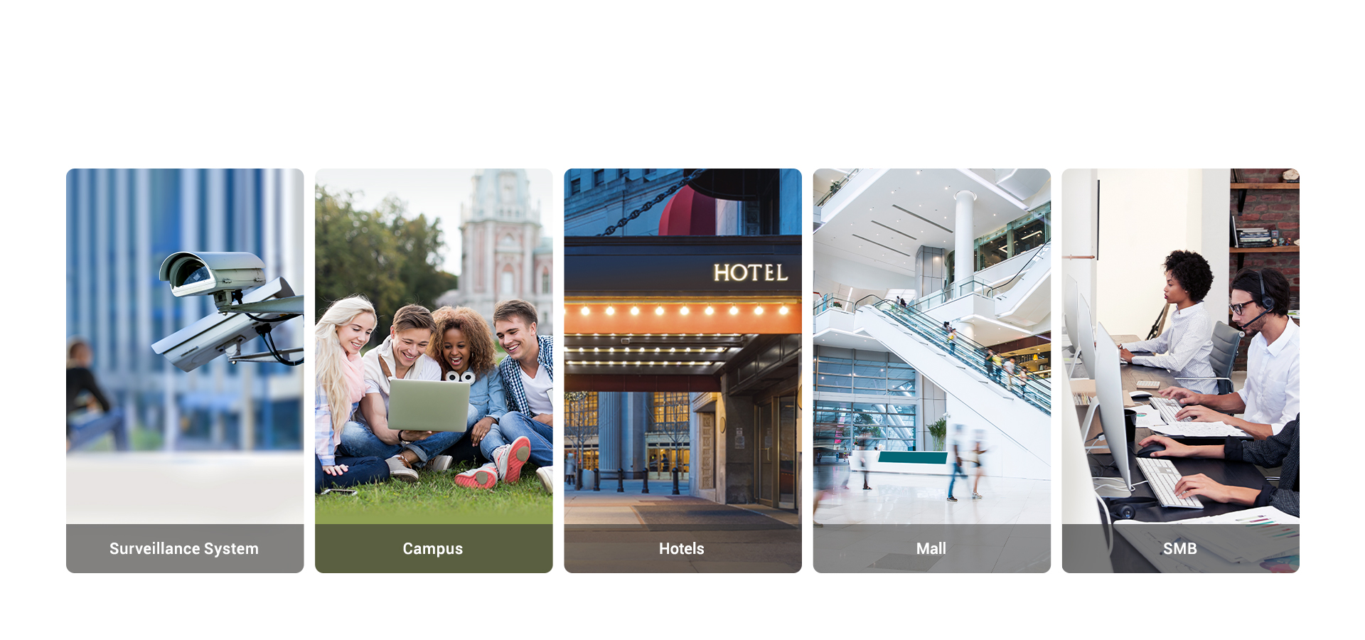 Múltiples escenarios de aplicación