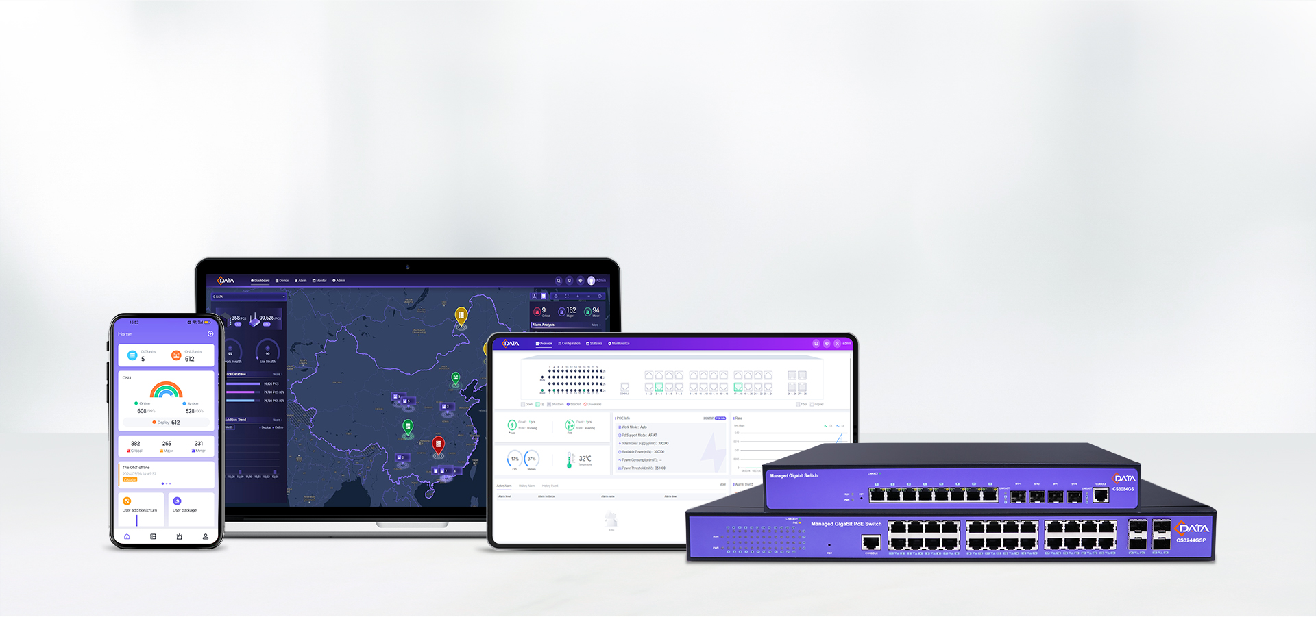 Gestión remota, mantenimiento fácil