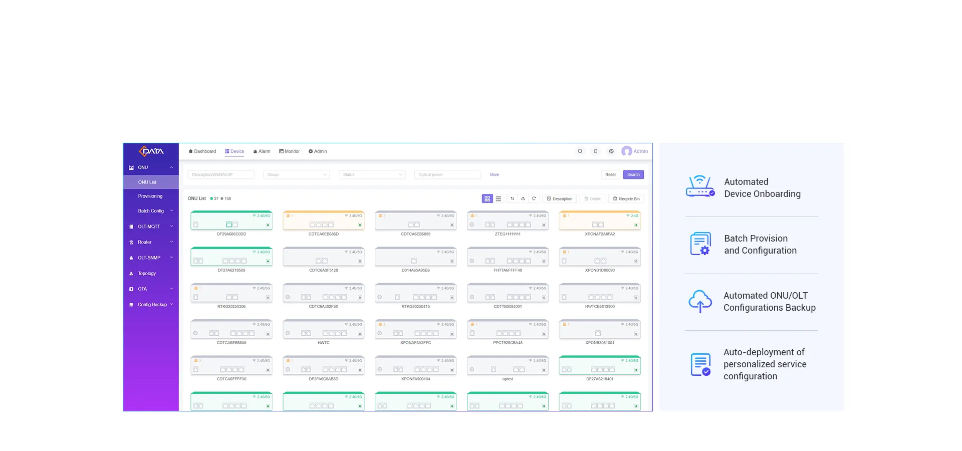 Configuración y puesta en marcha simplificadas