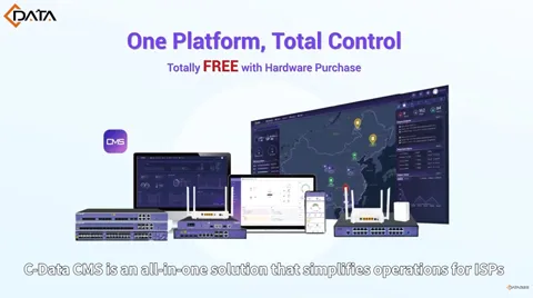 C-Data CMS: Gestión de red más inteligente, costos más bajos, mayor eficiencia y satisfacción del usuario