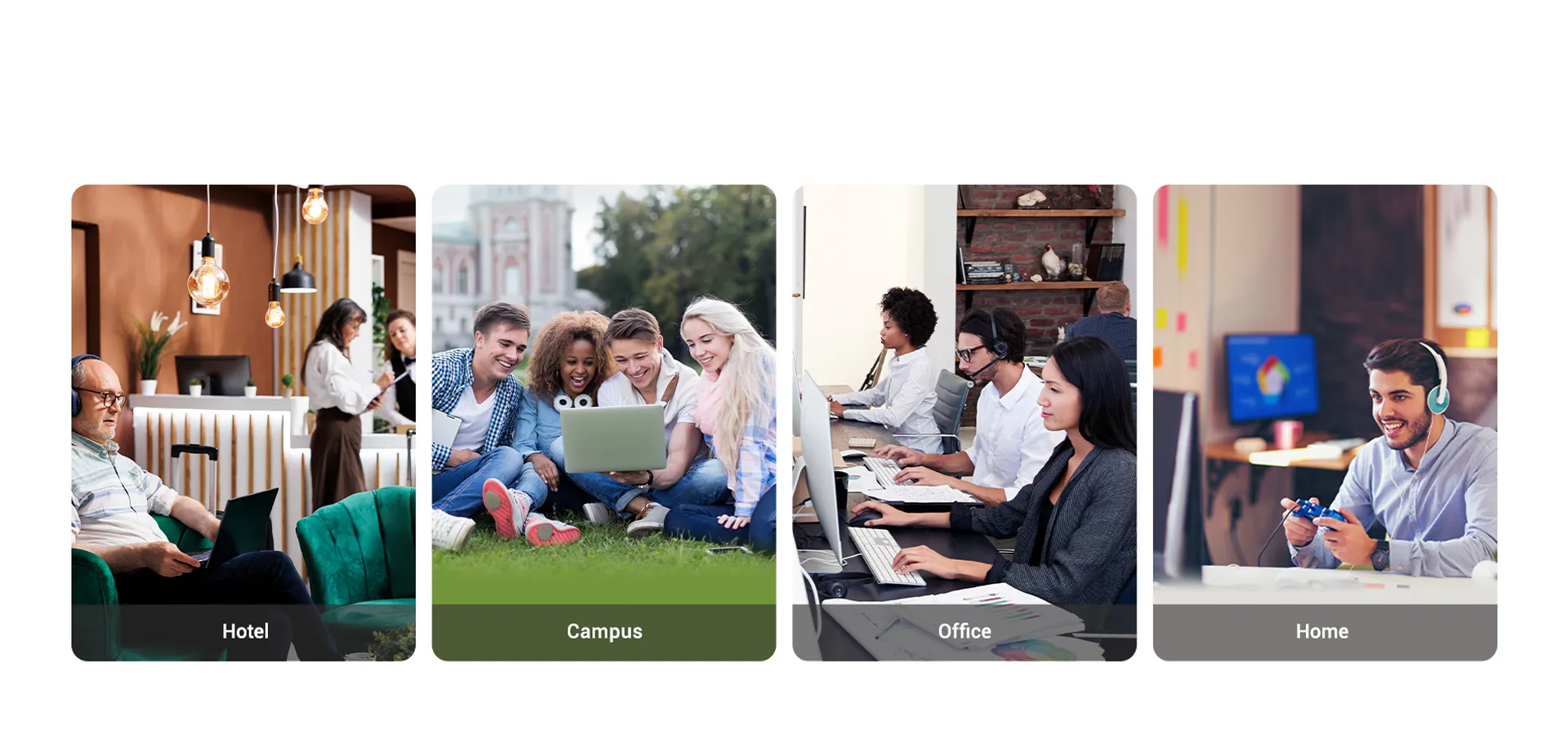 Escenarios de aplicación diversos