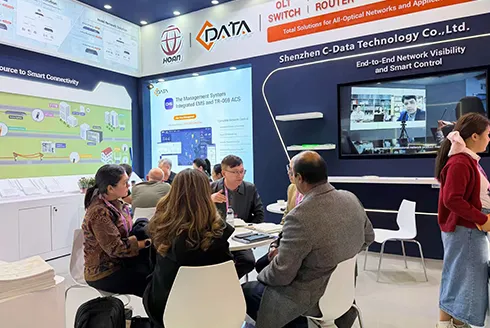 En vivo desde Barcelona – C-Data en el MWC 2026!