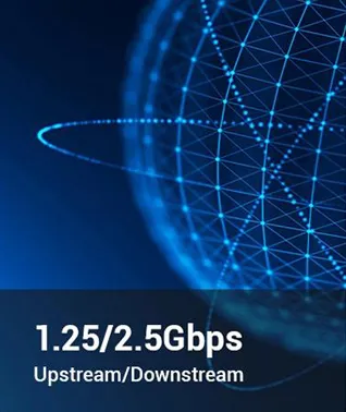 Conectividad de fibra eficiente