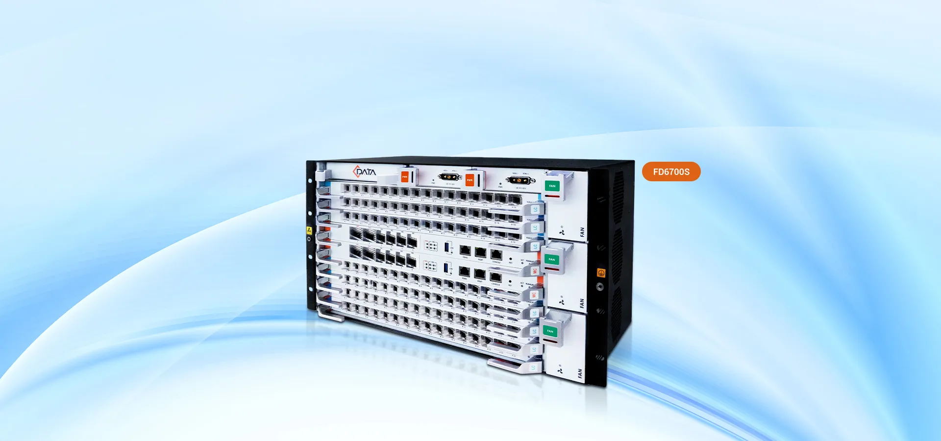 C-Data OLT de bastidor con 112 puertos GPON y XG(S)-PON