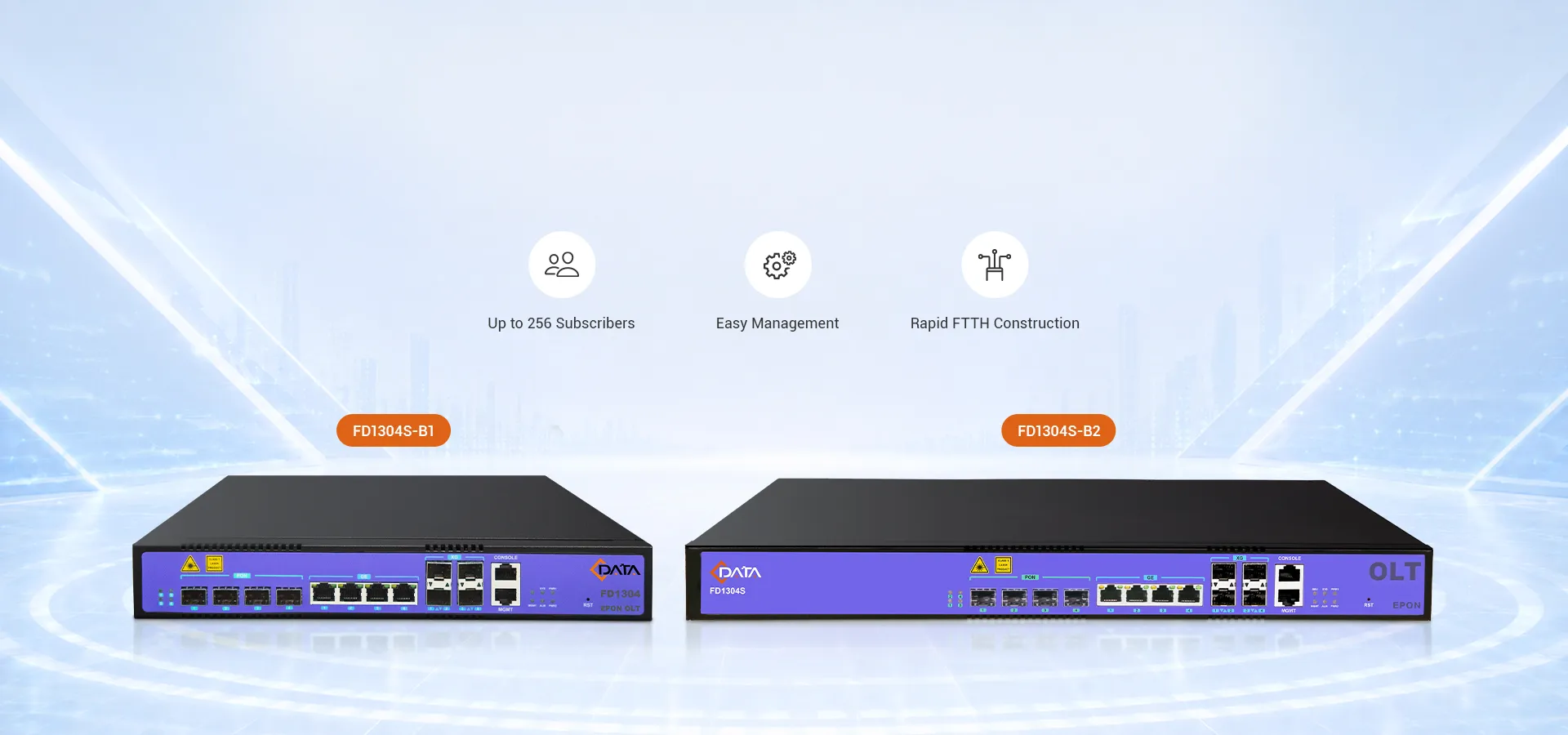 C-Data OLT EPON de 4 puertos