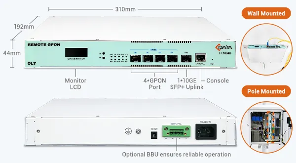 OLT GPON Remota - FT1004B