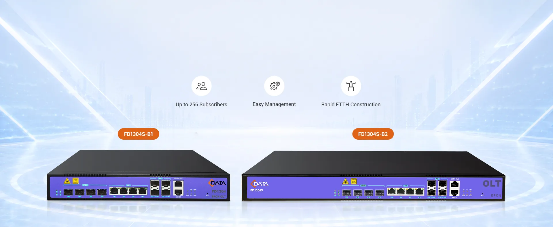 C-Data OLT EPON de 4 puertos