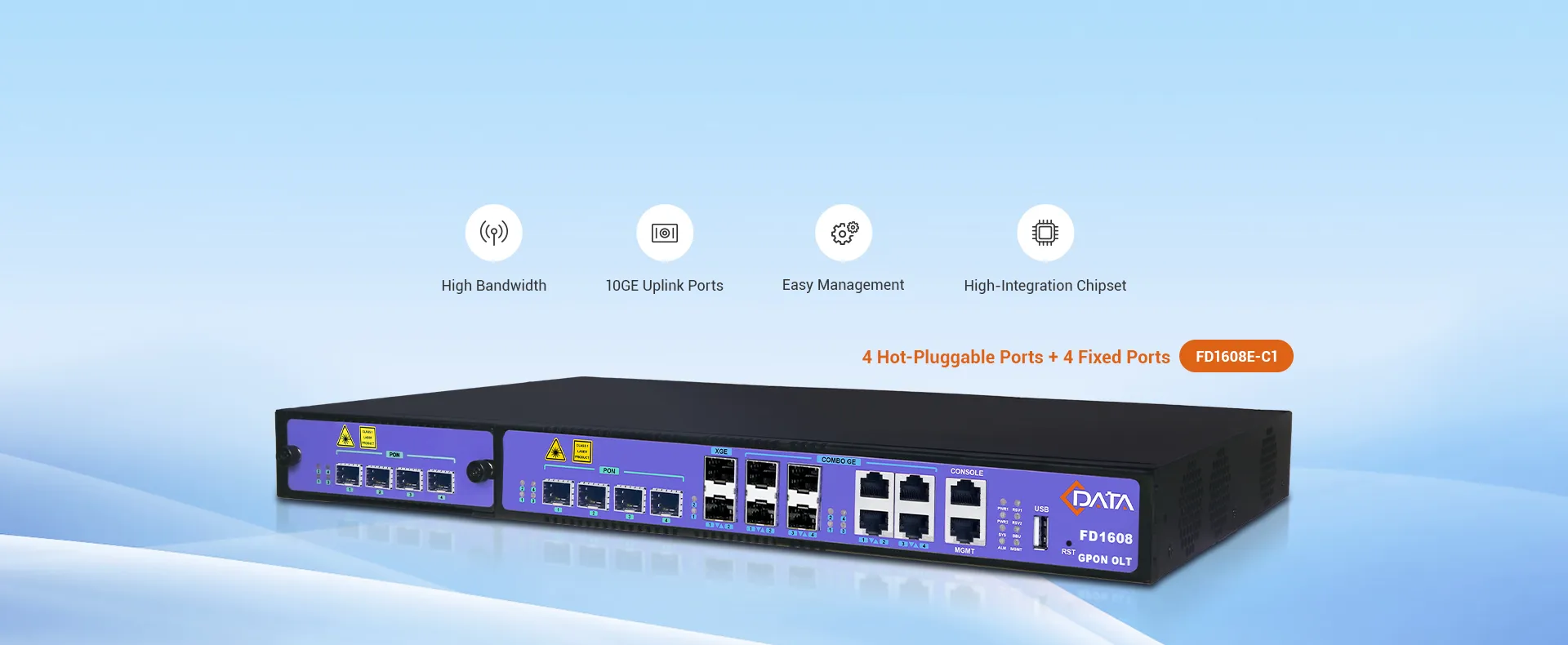C-Data OLT GPON Expandible